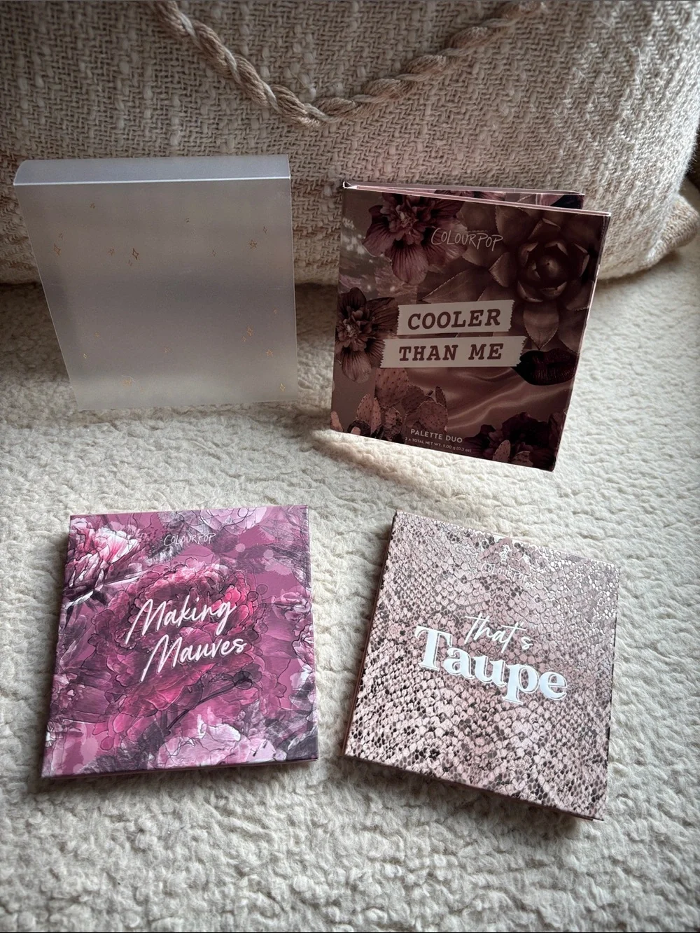 Colourpop, Cooler than Me Palette Duo, Set of Two, Making Mauve, That’s Taupe